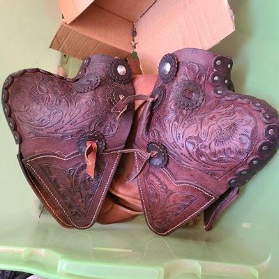 Leather stirrups