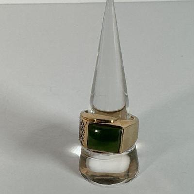Mens 18KP Ring
