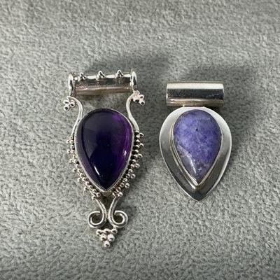 Sterling Stone Pendants