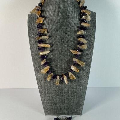 Amethyst/Quartz Necklace
