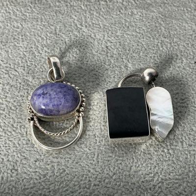 Sterling Stone Pendants