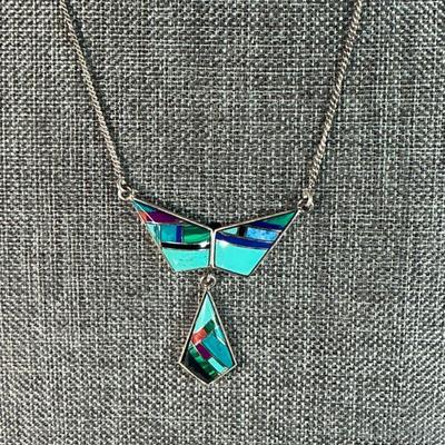 Sterling Turquoise endant/Necklace