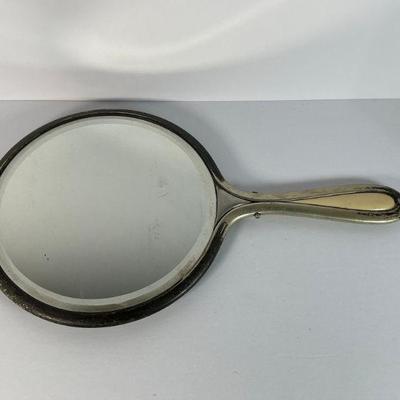 Antique German Silver Mirror