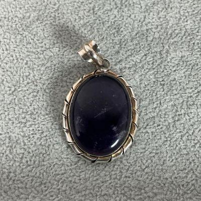 Sterling Amethyst Pendant