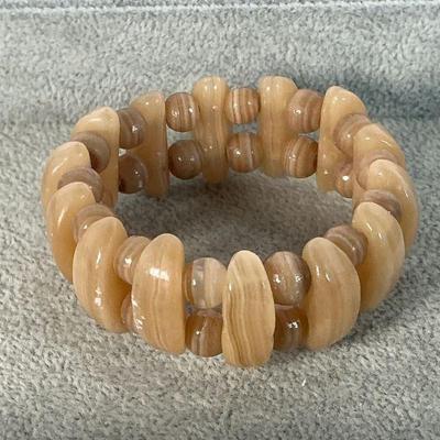 Calcite Stone Expandable Bracelet