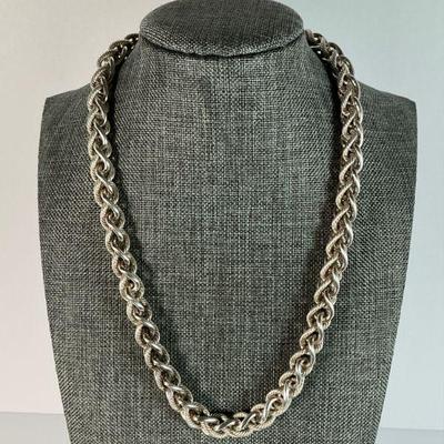 Heavy Sterling Necklace -107 Gr