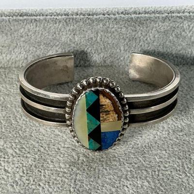 Sterling Cuff Bracelet - Marked. - 43 Gr.