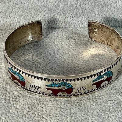 Sterling Cuff w/ Bears