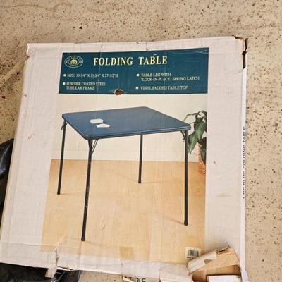New Folding Table