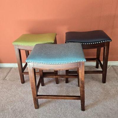 leather stools