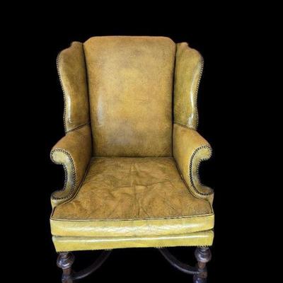 mustard chair