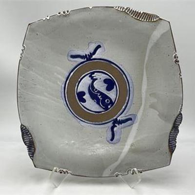 Lot 011 
Art: Paul Anthony Handcrafted Pedestal Platter