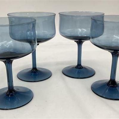 Lot 040
Delicate Blue Glass Stemware