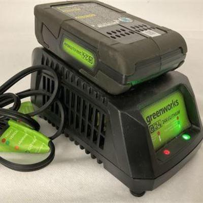 Lot 233   
Greenworks G24 Charger & Battery