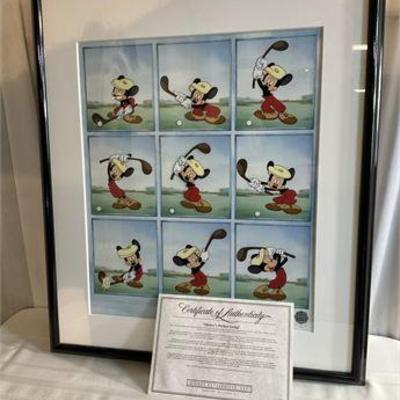 Lot 016   
Limited Edition “ Mickey’s Perfect Swing “