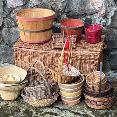 wicker baskets