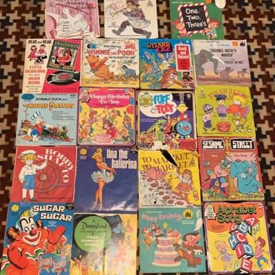 vintage Children's vinyl records