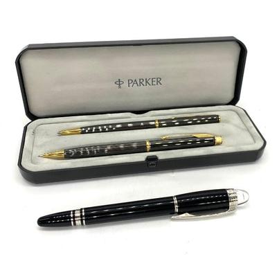 Parker and Montblanc pens