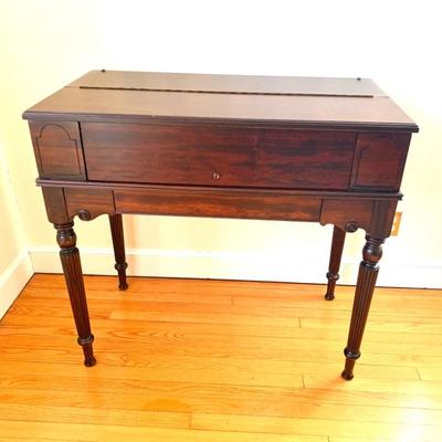 Mahogany spinet desk