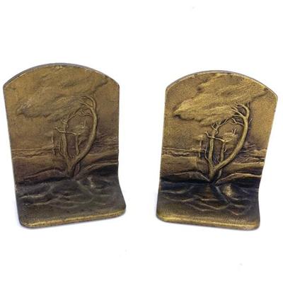 Bradley & Hubbard Arts & Crafts bookends