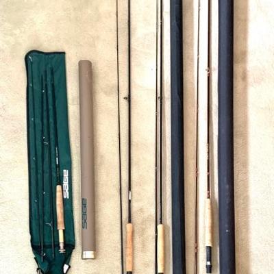 Pfluger, St. Croix and Sage fly rods 