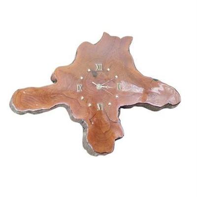 Lot 154.  
Vintage Live Edge Wall Clock