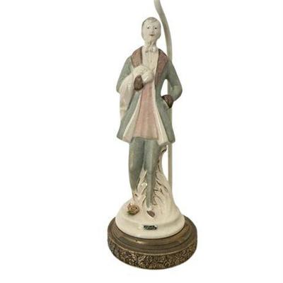 Lot 113   
Cordey Vintage Porcelain Male Figural Lamp Base