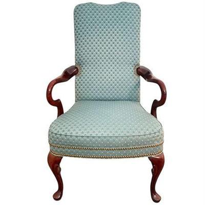 Lot 003   
Thomasville Upholstered Wood Framed Armchair