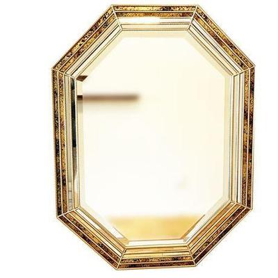 Lot 022-120   
Vintage Decorator Octagonal Mirror