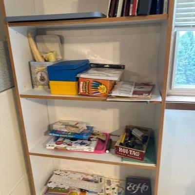 White bookshelf 