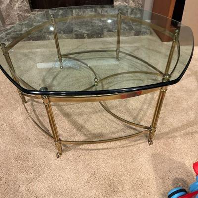 Glass coffee tables