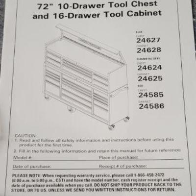 OEM 16 Drawer Tool Cabinet