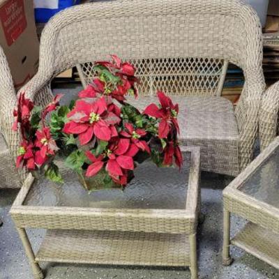 Wicker Patio Set 