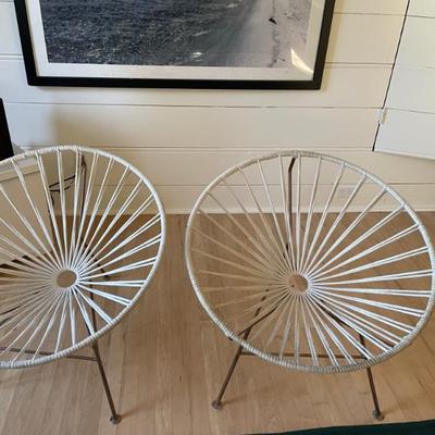 PAIR OF ACAPULCO CHAIRS