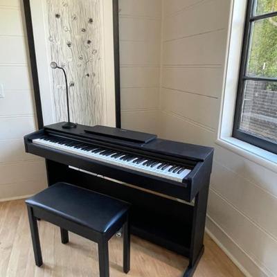 YAMAHA ELECTRIC PIANO
.53" LONG,29"HIGH, 16" DEEP
