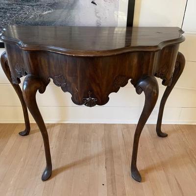 SET OF DEMILUNE TABLES