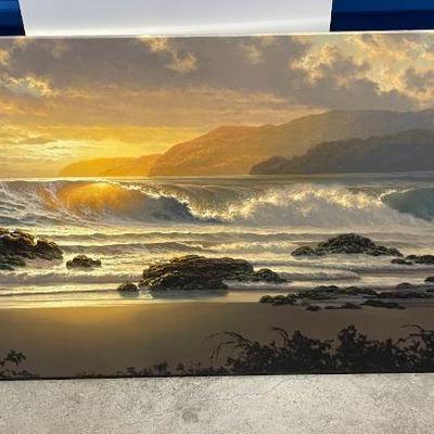 BAP403 -Roy Tabora Giclee on canvas “The Golden Surge”