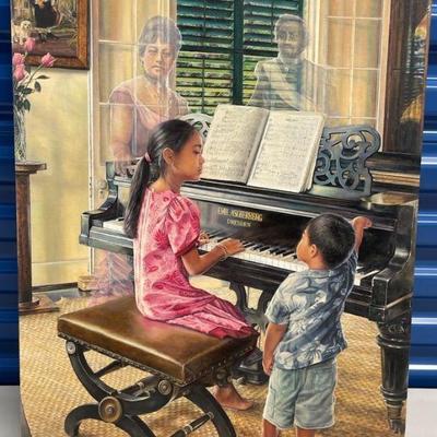 BAP411 - Limited Edition Print By LeoHone-Ola Ka Leo Hone O Emalani I Na Pua