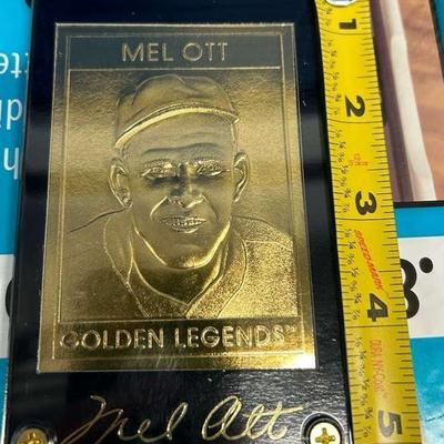 BAP111- Golden Legends Of Baseball Mel Ott 