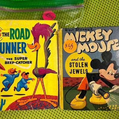 BAP040- Vintage Mickey Mouse And Roadrunner Books
