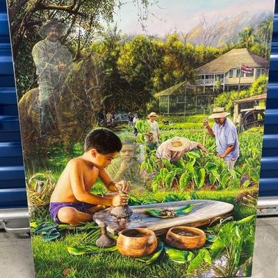 BAP405 - Limited Edition Giclee Print on Canvas By Leohone -Certified 