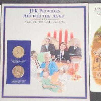 BAP095 - JFK Commerative Informational Cards (3)