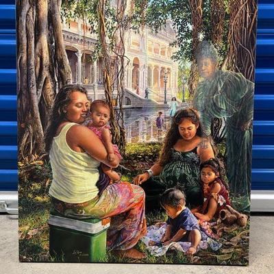 BAP404- Limited Edition Giclee Print On Canvas By Artist S. Leohone Martens Magno