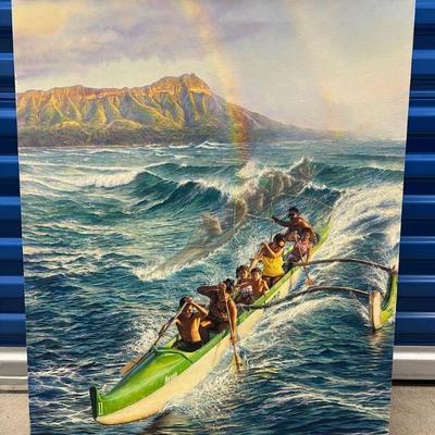 BAP406- Limited Edition Print On Canvas By Artist Leohone