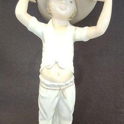 BAP006 - Vintage NAO Porcelain Figurine "Little Cowboy"