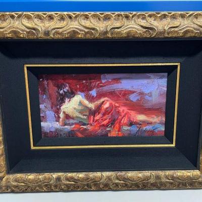 BAP413 - “Awaiting The Calm” By Henry Asenscio Original Oil