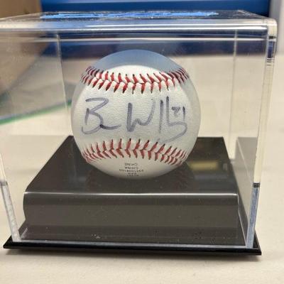 BAP121 Bob Wilson Autographed Baseball. 