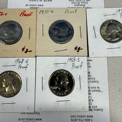 BAP114- 1968-1972 Quarter Dollar 