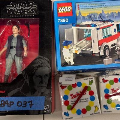 BAP037 Star Wars Action figure, 2002 Lego Set And Twister Game
