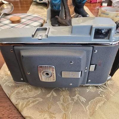 Land camera with case